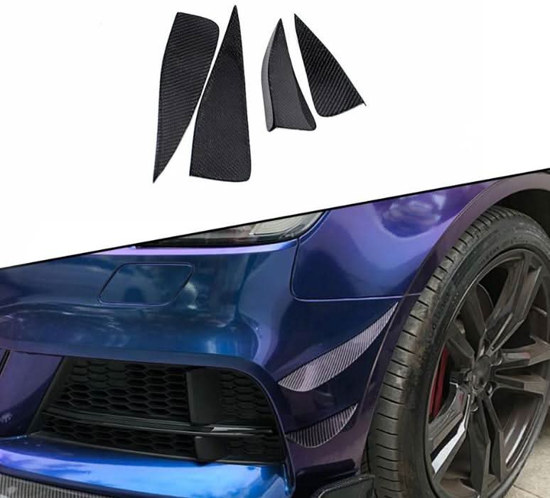 Carbon Fibre Canard Set for Audi A3 S Line Saloon S3 17-19 - Carbon Factory
