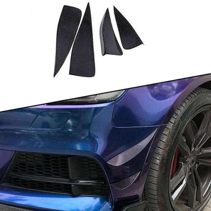 Carbon Fibre Canard Set for Audi A3 S Line Saloon S3 17-19 - Carbon Factory