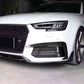 Carbon Fibre Fog Light Covers for Audi A4 B9 S Line 16-19 - Carbon Factory