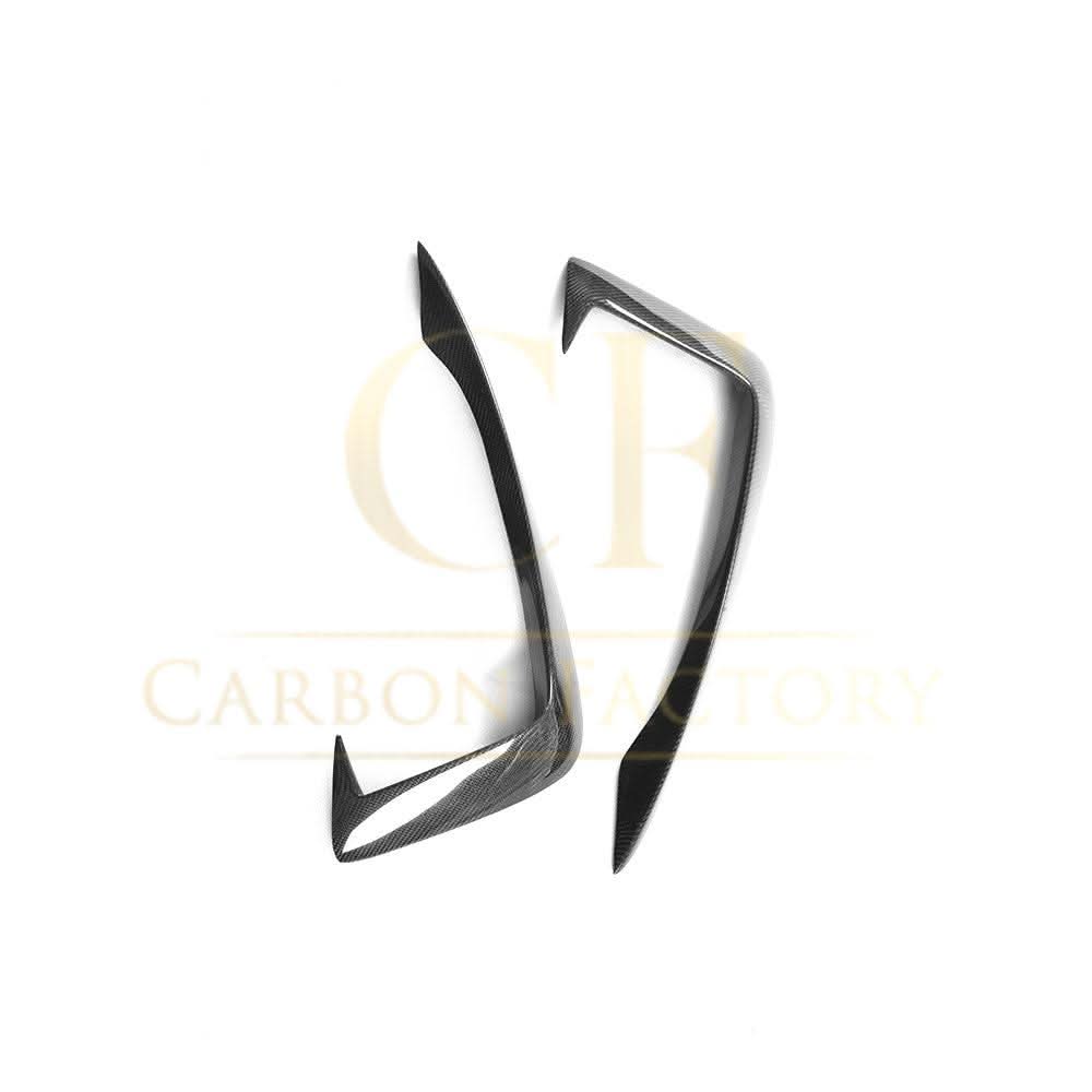 Carbon Fibre Fog Light Covers for Audi A4 B9 S Line 16-19 - Carbon Factory