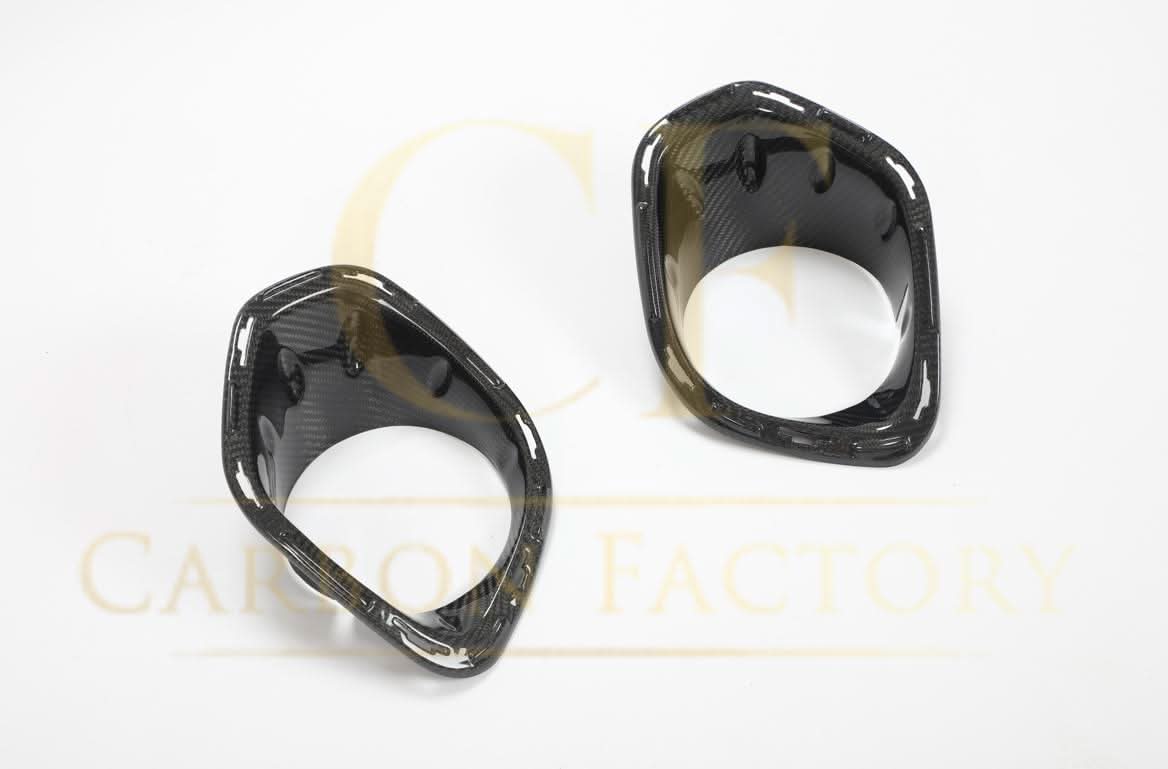 Carbon Fibre Fog Light Trims for BMW F55 F56 Mini Cooper S & JCW 14-22 - Carbon Factory