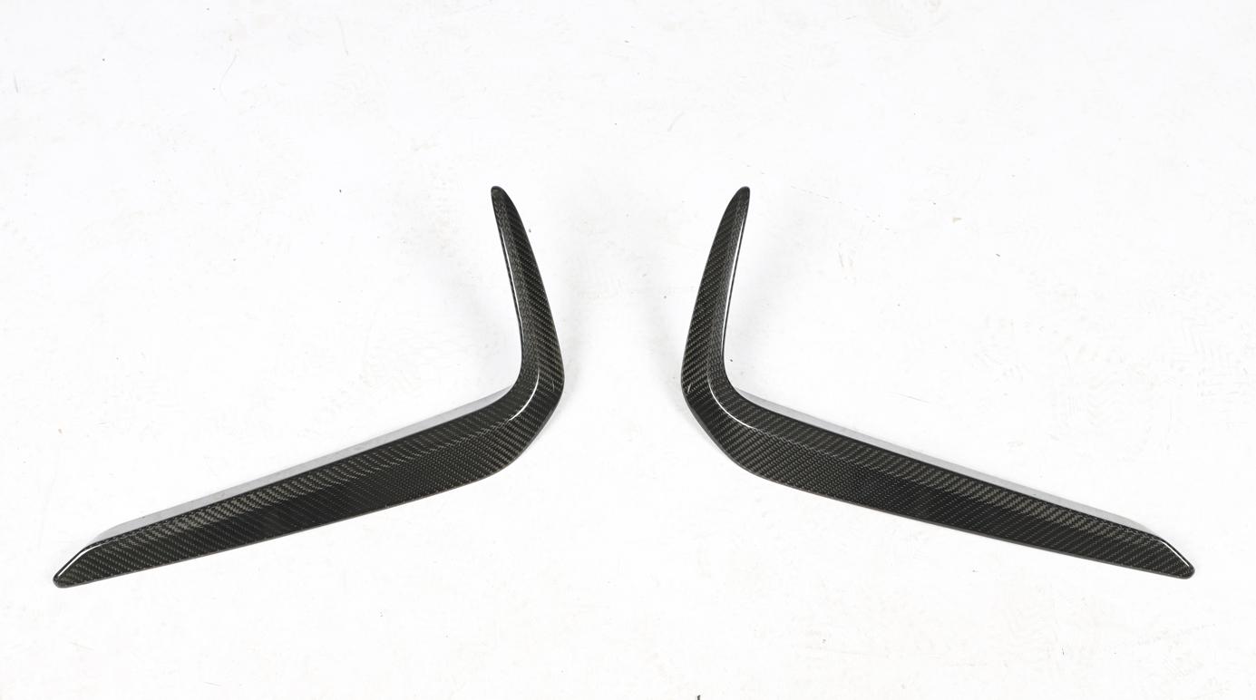 Carbon Fibre Fog Light Trims for BMW G30 G31 5 Series Pre-LCI M Sport 17-20 - Carbon Factory