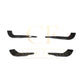 Carbon Fibre Front Bumper Canards for Audi A4 B9 S Line & S4 19-22 - Carbon Factory