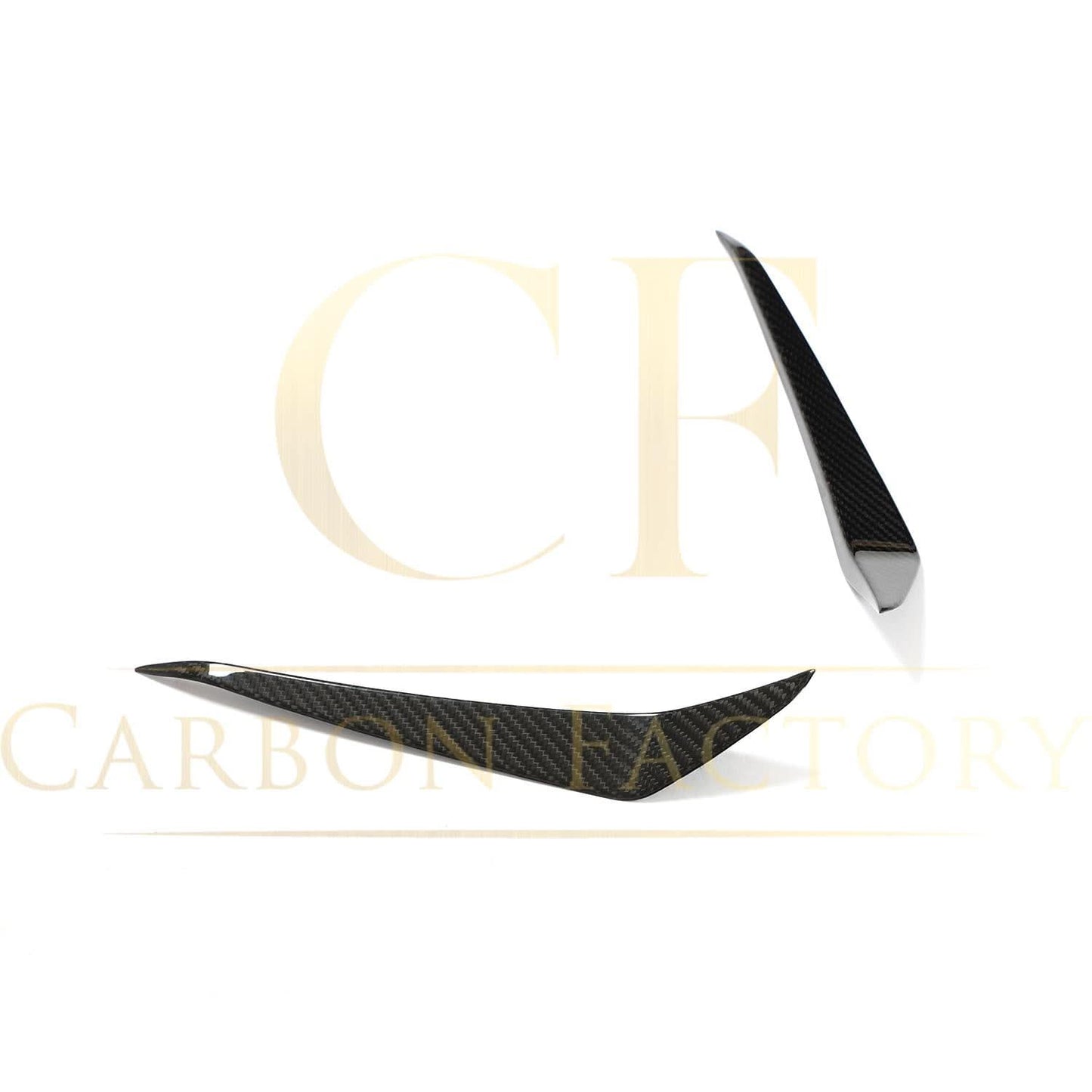 Carbon Fibre Front Bumper Canards for Porsche Boxster & Cayman 718 16-21 - Carbon Factory