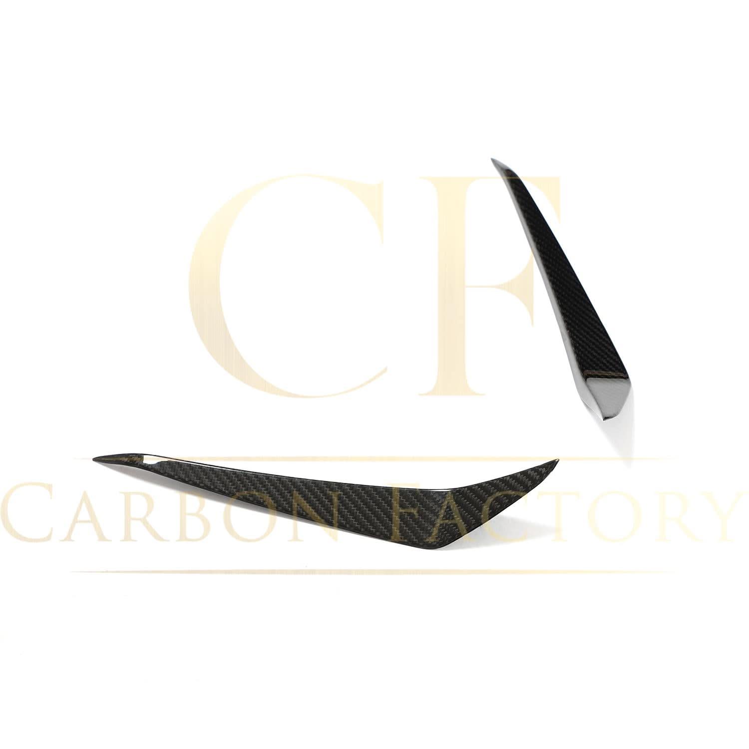 Carbon Fibre Front Bumper Canards for Porsche Boxster & Cayman 718 16-21 - Carbon Factory
