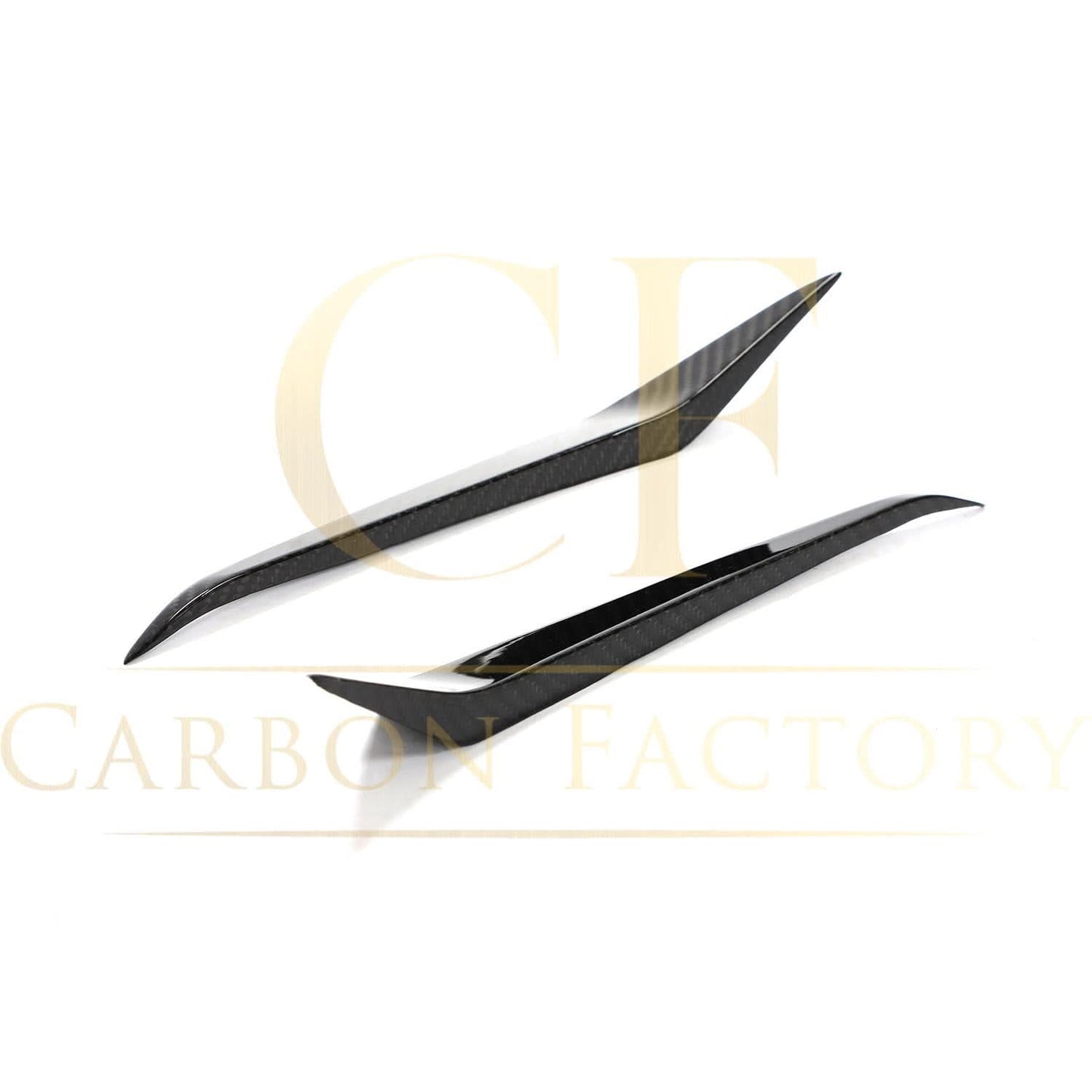 Carbon Fibre Front Bumper Canards for Porsche Boxster & Cayman 718 16-21 - Carbon Factory