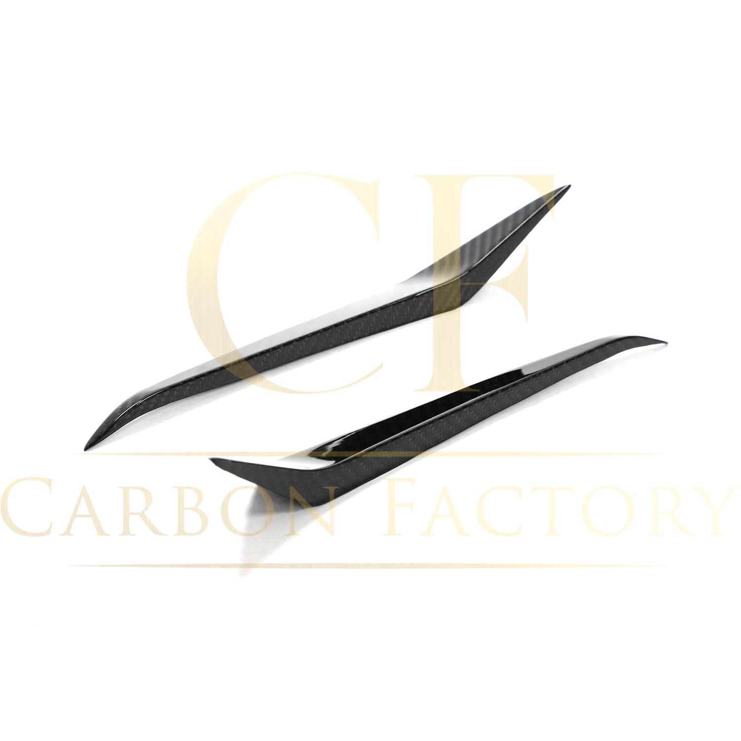 Carbon Fibre Front Bumper Canards for Porsche Boxster & Cayman 718 16-21 - Carbon Factory