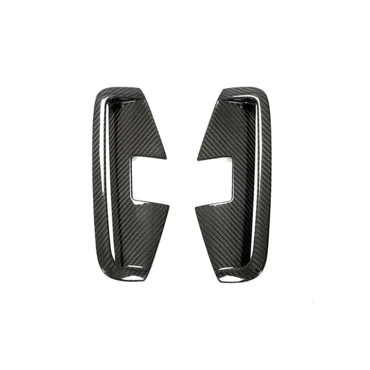 Carbon Fibre Front Bumper Side Trims for BMW 4 Series G22 G23 20-Present - Carbon Factory