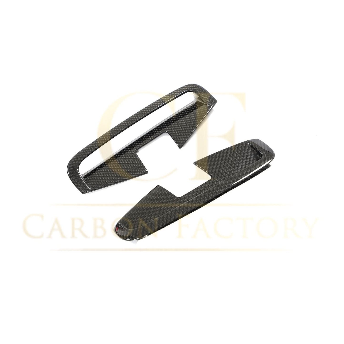 Carbon Fibre Front Bumper Side Trims for BMW 4 Series G22 G23 20-Present - Carbon Factory