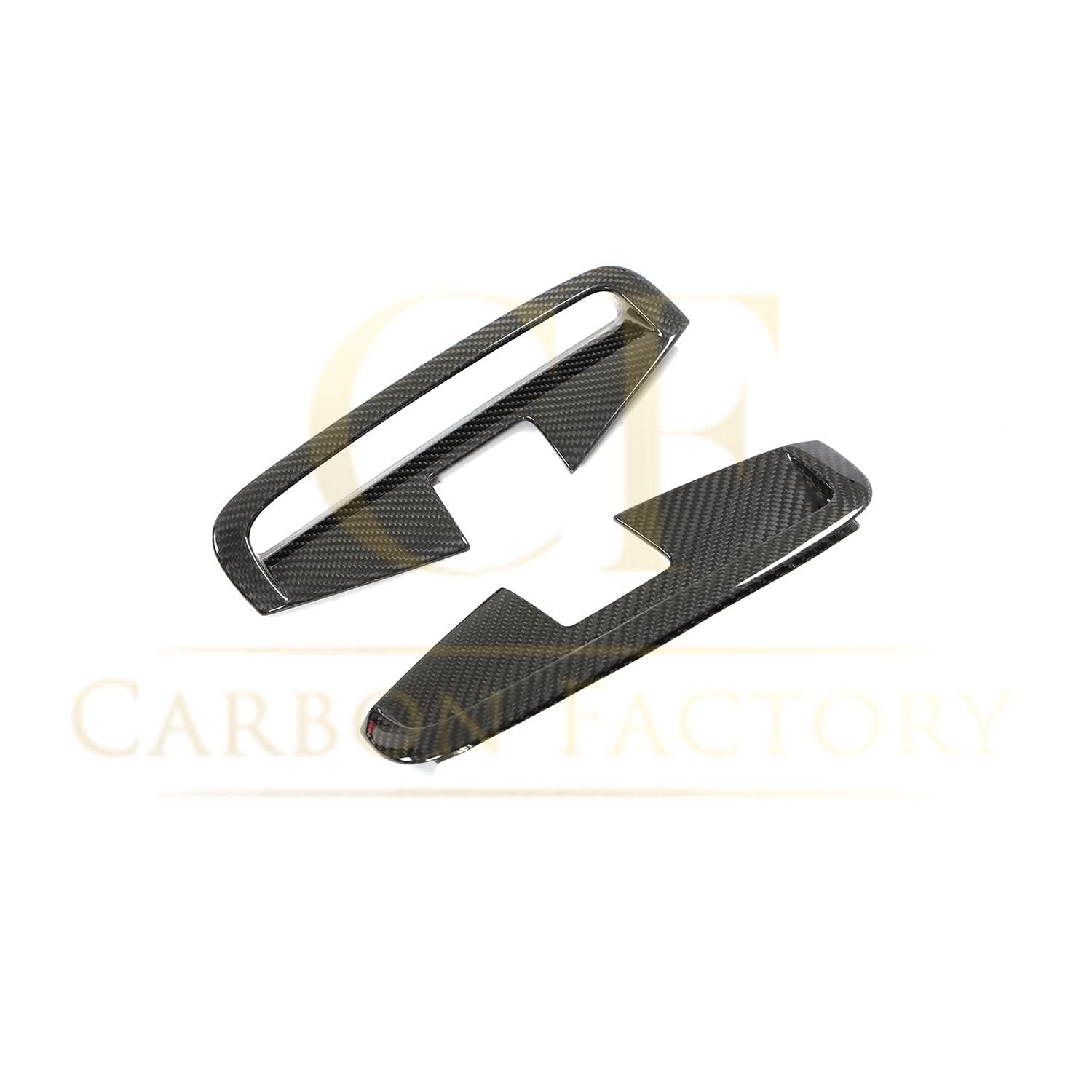 Carbon Fibre Front Bumper Side Trims for BMW 4 Series G22 G23 20-Present - Carbon Factory
