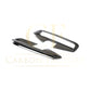 Carbon Fibre Front Bumper Side Trims for BMW 4 Series G22 G23 20-Present - Carbon Factory
