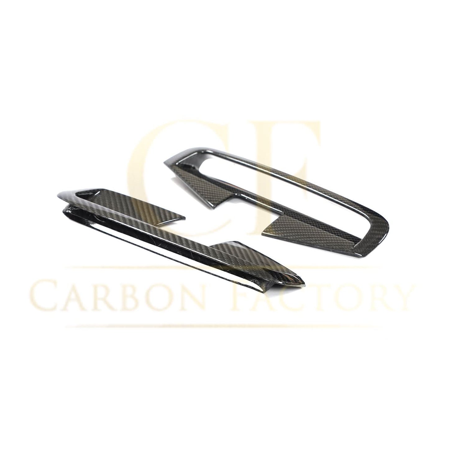 Carbon Fibre Front Bumper Side Trims for BMW 4 Series G22 G23 20-Present - Carbon Factory