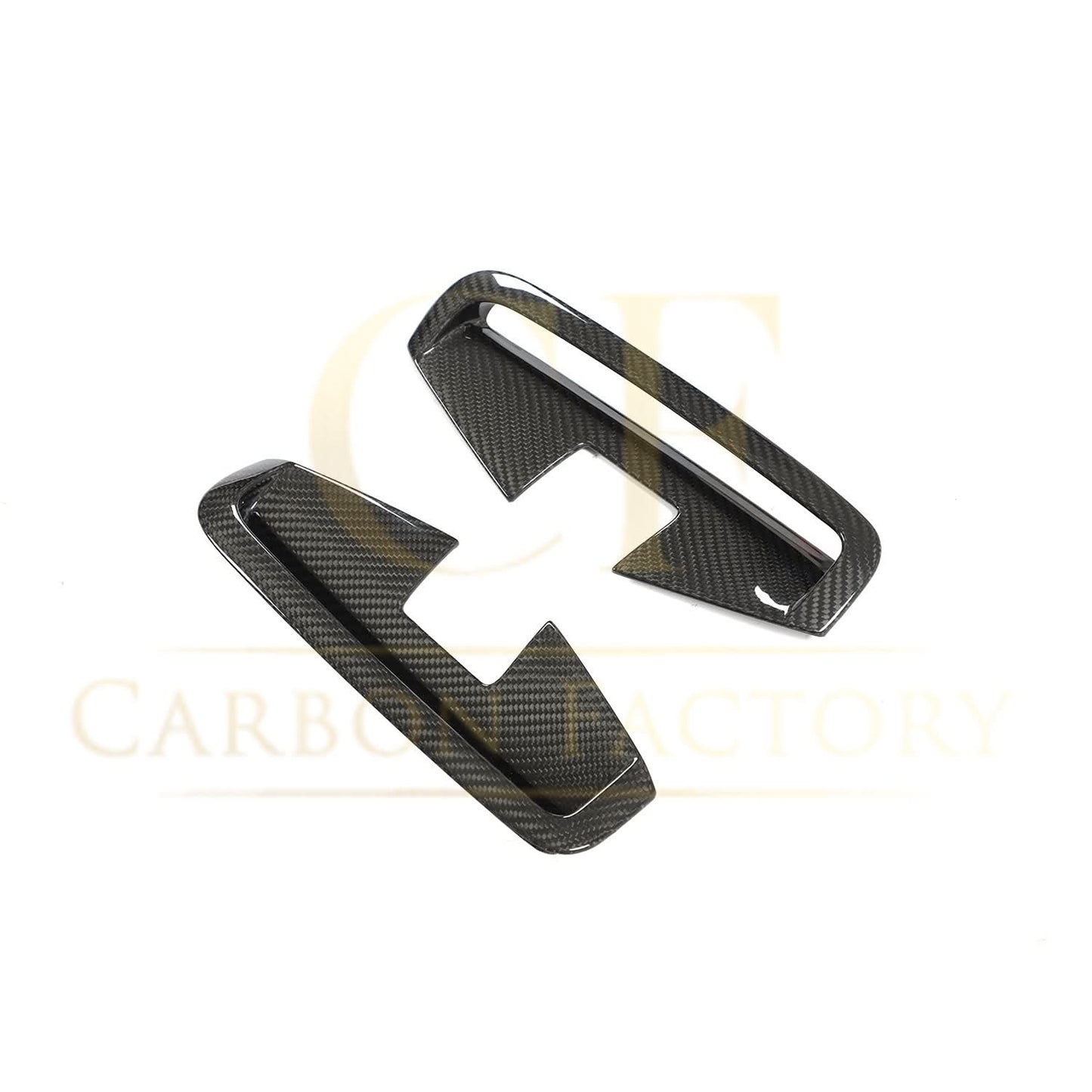 Carbon Fibre Front Bumper Side Trims for BMW 4 Series G22 G23 20-Present - Carbon Factory