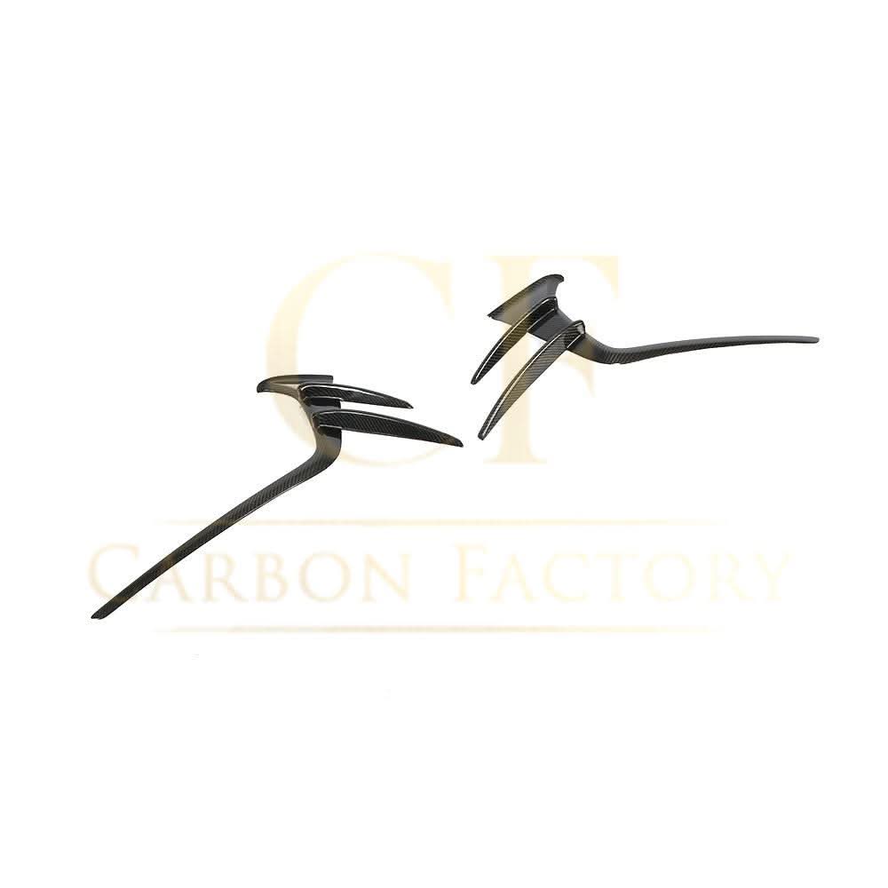 Carbon Fibre Front Bumper Trims for Audi 4K A7 S Line S7 19-22 - Carbon Factory