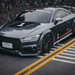 Carbon Fibre Front Bumper Trims for Audi 8S TTRS MK3 15-18 - Carbon Factory