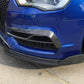 Carbon Fibre Front Bumper Trims for Audi A3 S Line S3 Saloon 13-15 - Carbon Factory