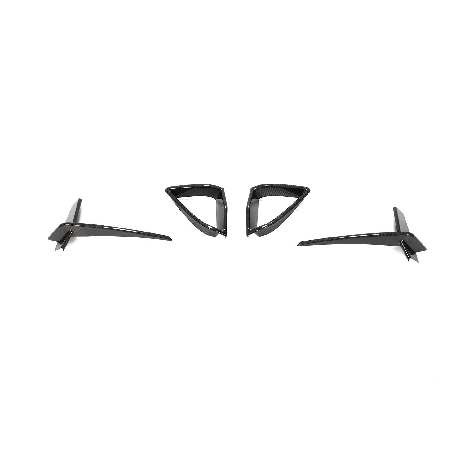 Carbon Fibre Front Bumper Trims for BMW G14 G15 G16 8 Series 18-Present - Carbon Factory