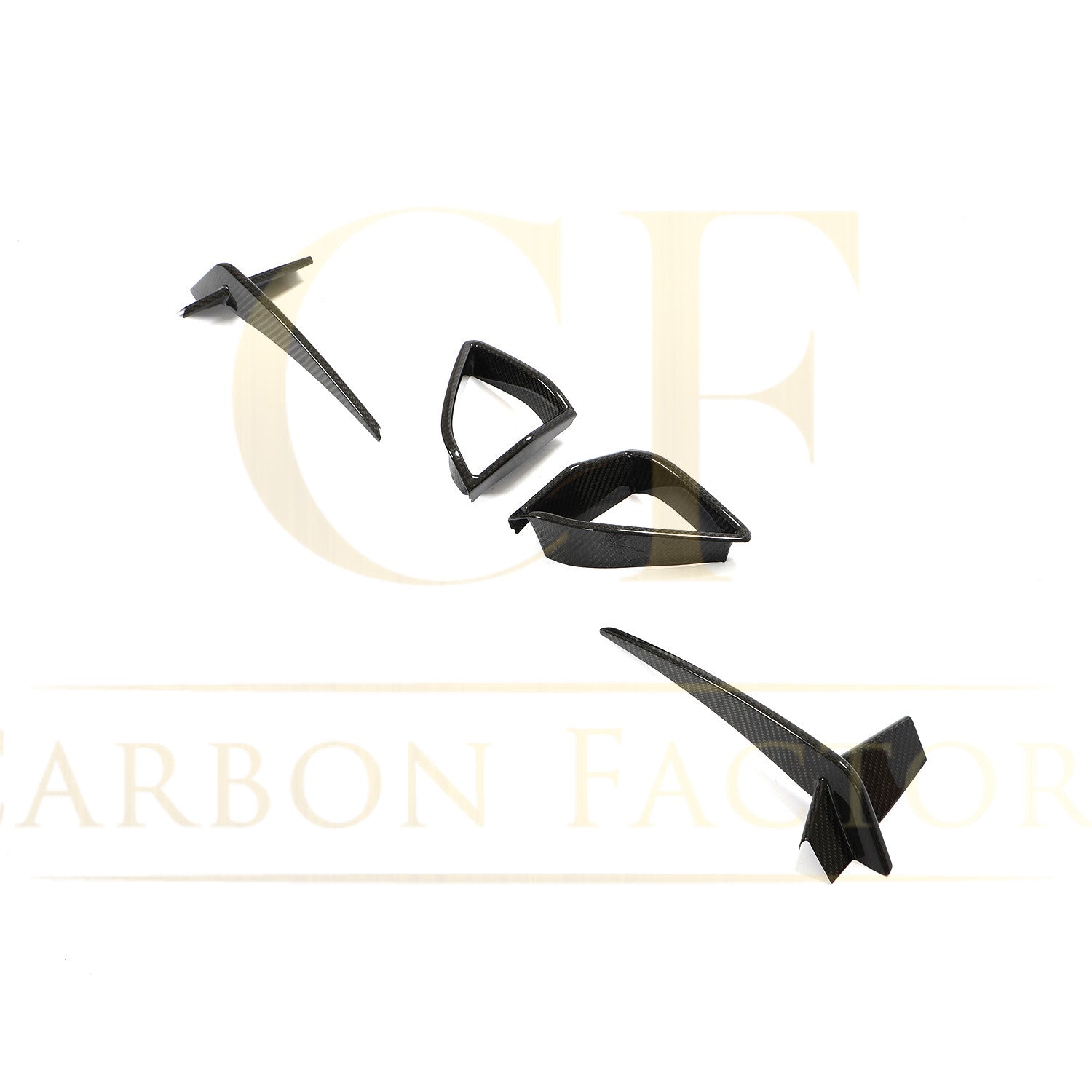 Carbon Fibre Front Bumper Trims for BMW G14 G15 G16 8 Series 18-Present - Carbon Factory