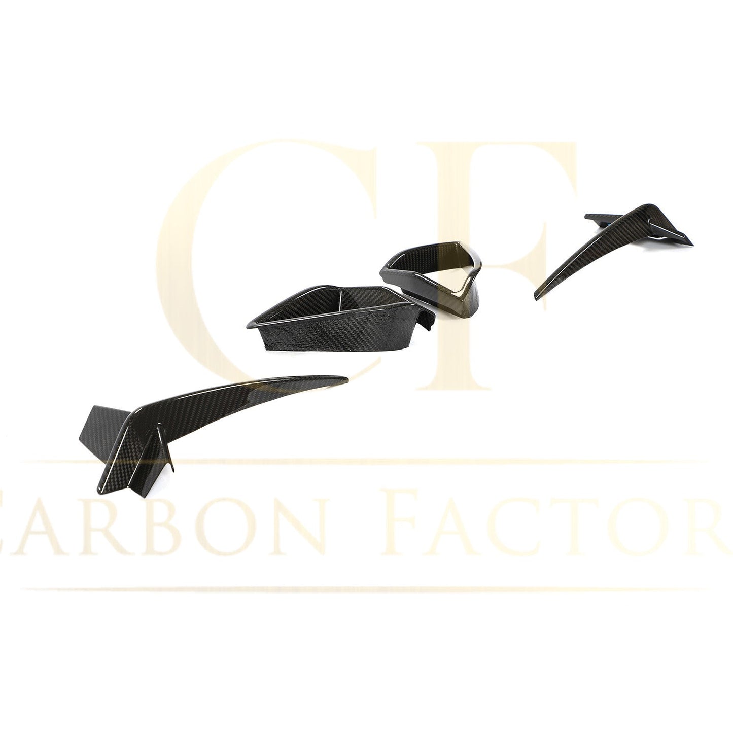 Carbon Fibre Front Bumper Trims for BMW G14 G15 G16 8 Series 18-Present - Carbon Factory