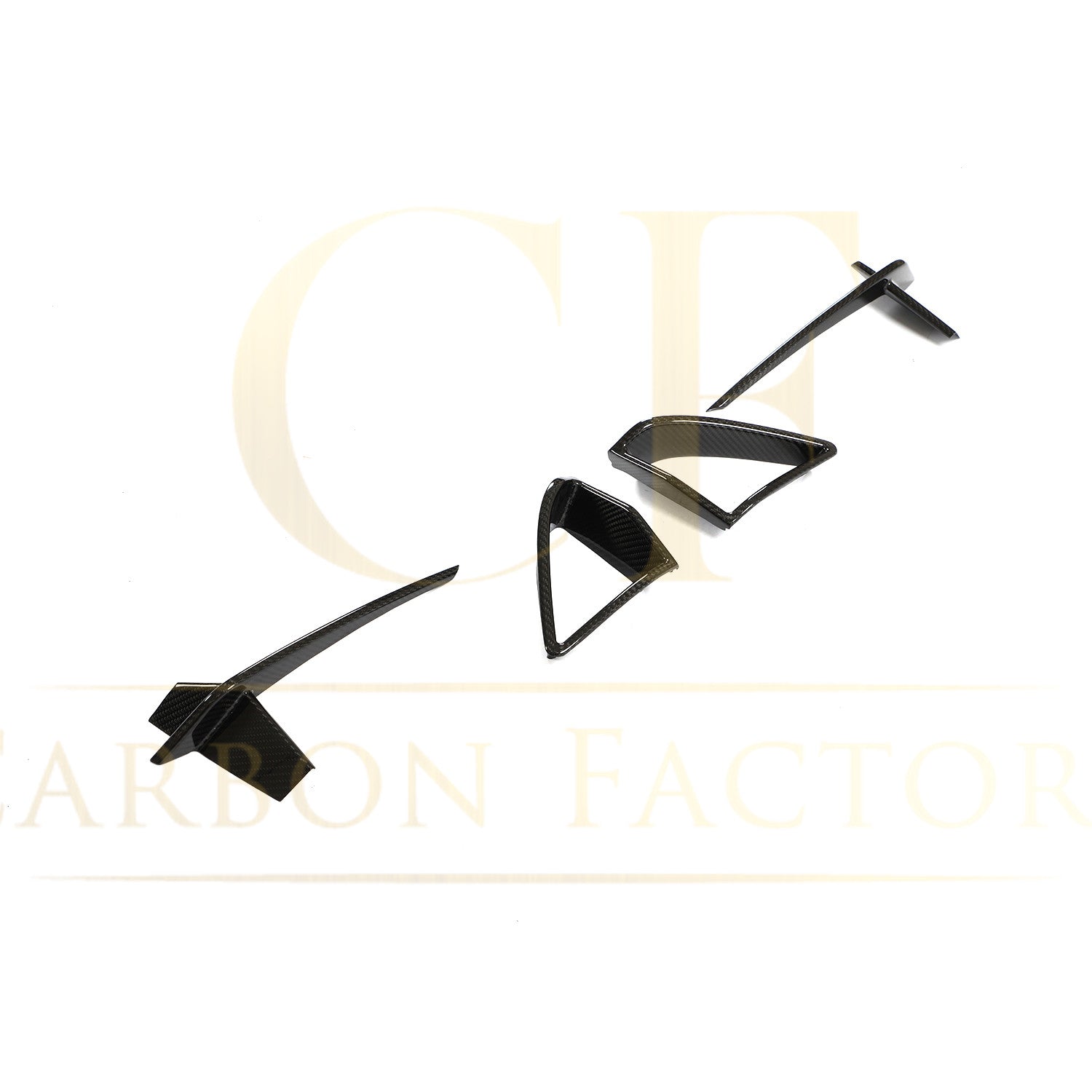 Carbon Fibre Front Bumper Trims for BMW G14 G15 G16 8 Series 18-Present - Carbon Factory
