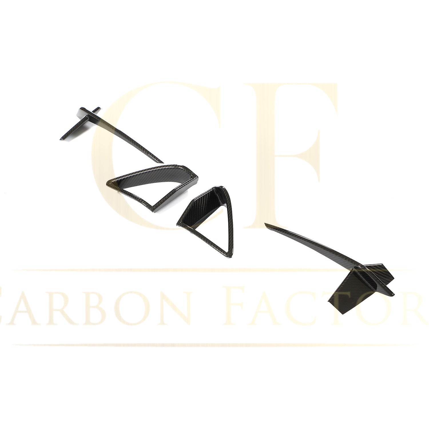 Carbon Fibre Front Bumper Trims for BMW G14 G15 G16 8 Series 18-Present - Carbon Factory