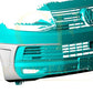 Carbon Fibre Front Bumper Trims for VW T6 Multivan 15-20 - Carbon Factory
