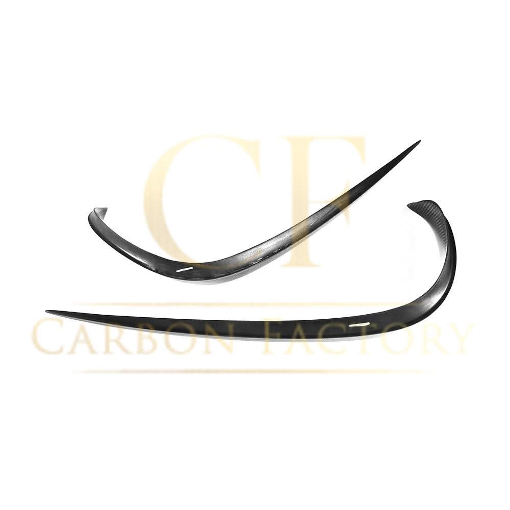 Carbon Fibre Front Canards (2 Pieces) for Mercedes W213 E Class Saloon 17-18 - Carbon Factory