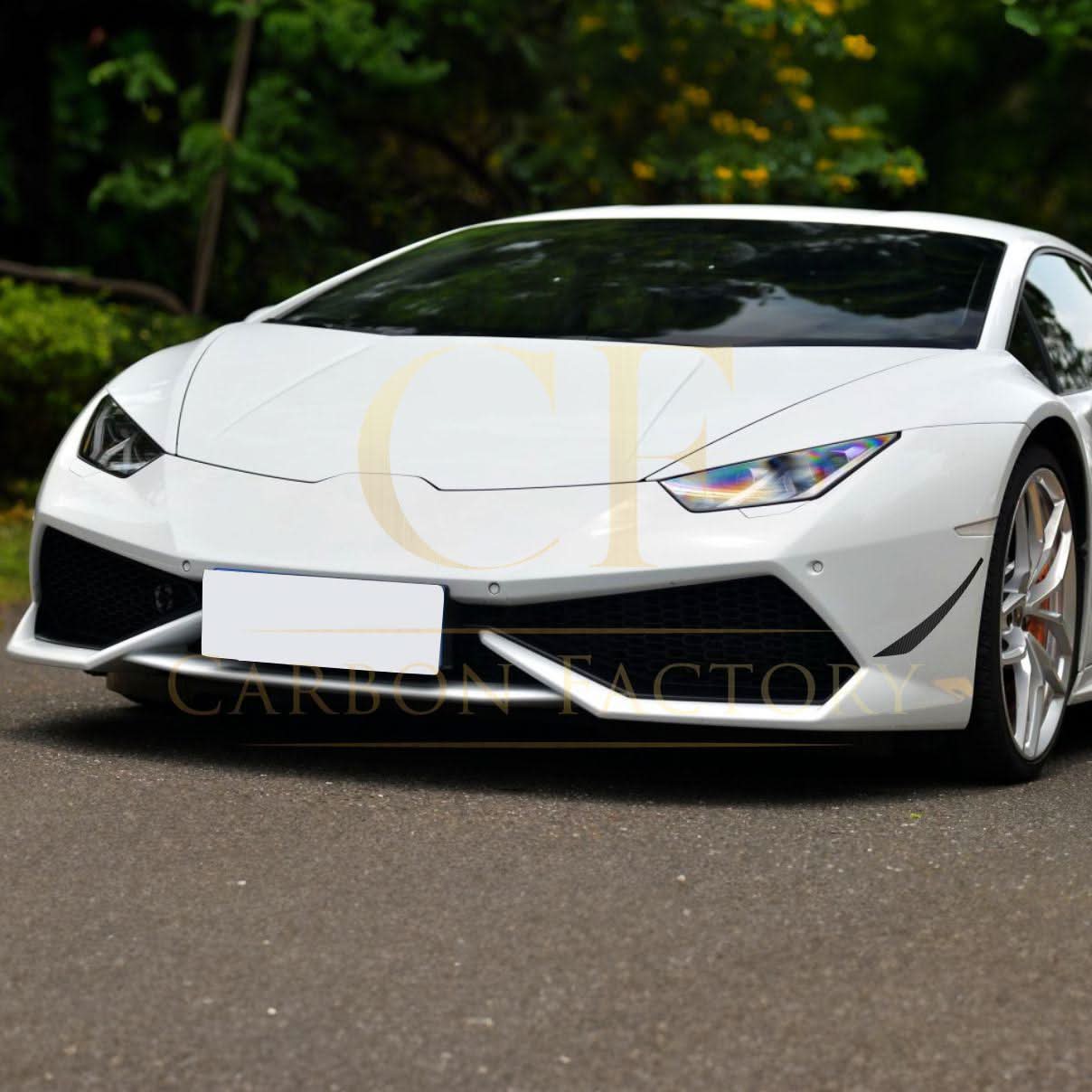 Carbon Fibre Front Canards for Lamborghini Huracan LP600 LP610 14-17 - Carbon Factory