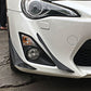 Carbon Fibre Front Canards for Toyota GT86 12-20 - Carbon Factory