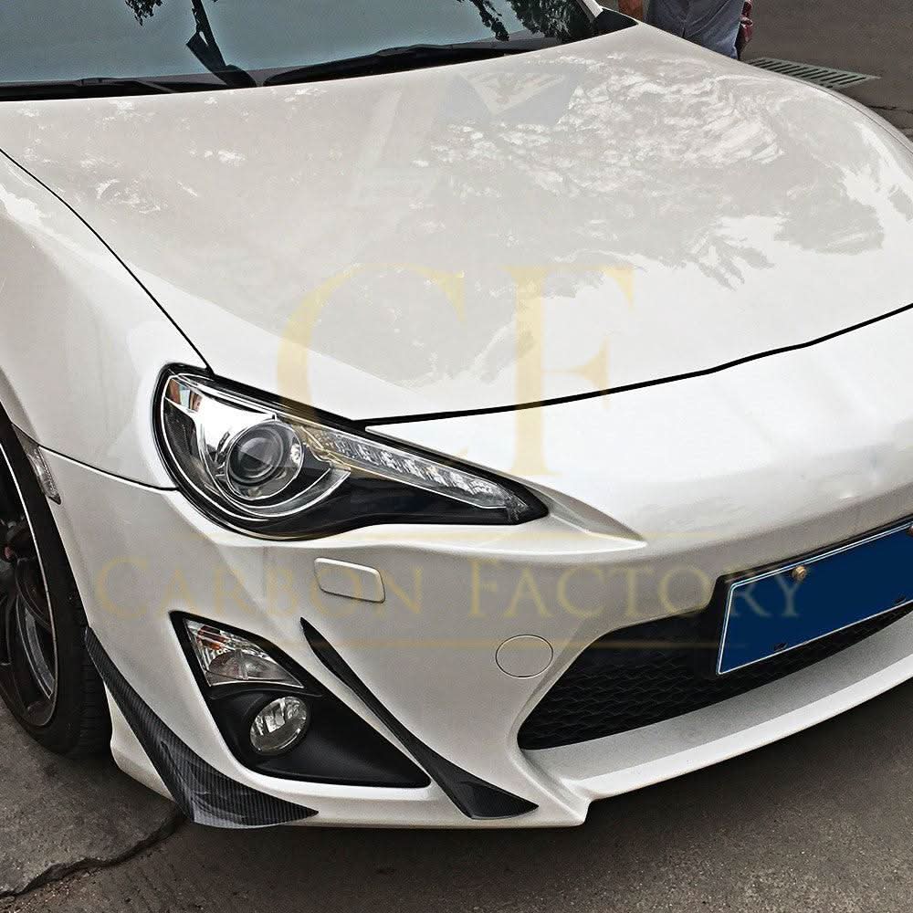 Carbon Fibre Front Canards for Toyota GT86 12-20 - Carbon Factory