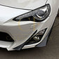 Carbon Fibre Front Canards for Toyota GT86 12-20 - Carbon Factory