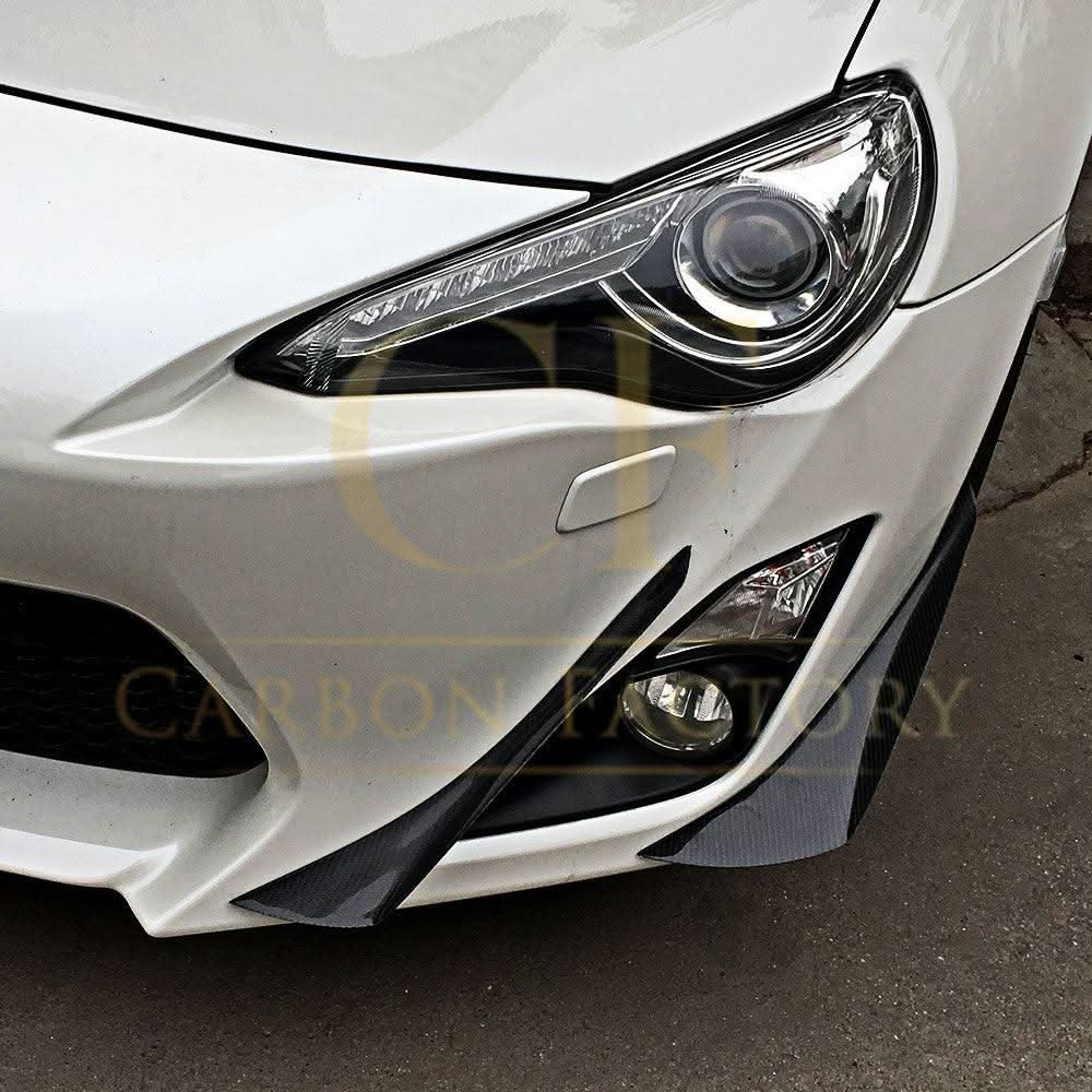 Carbon Fibre Front Canards for Toyota GT86 12-20 - Carbon Factory