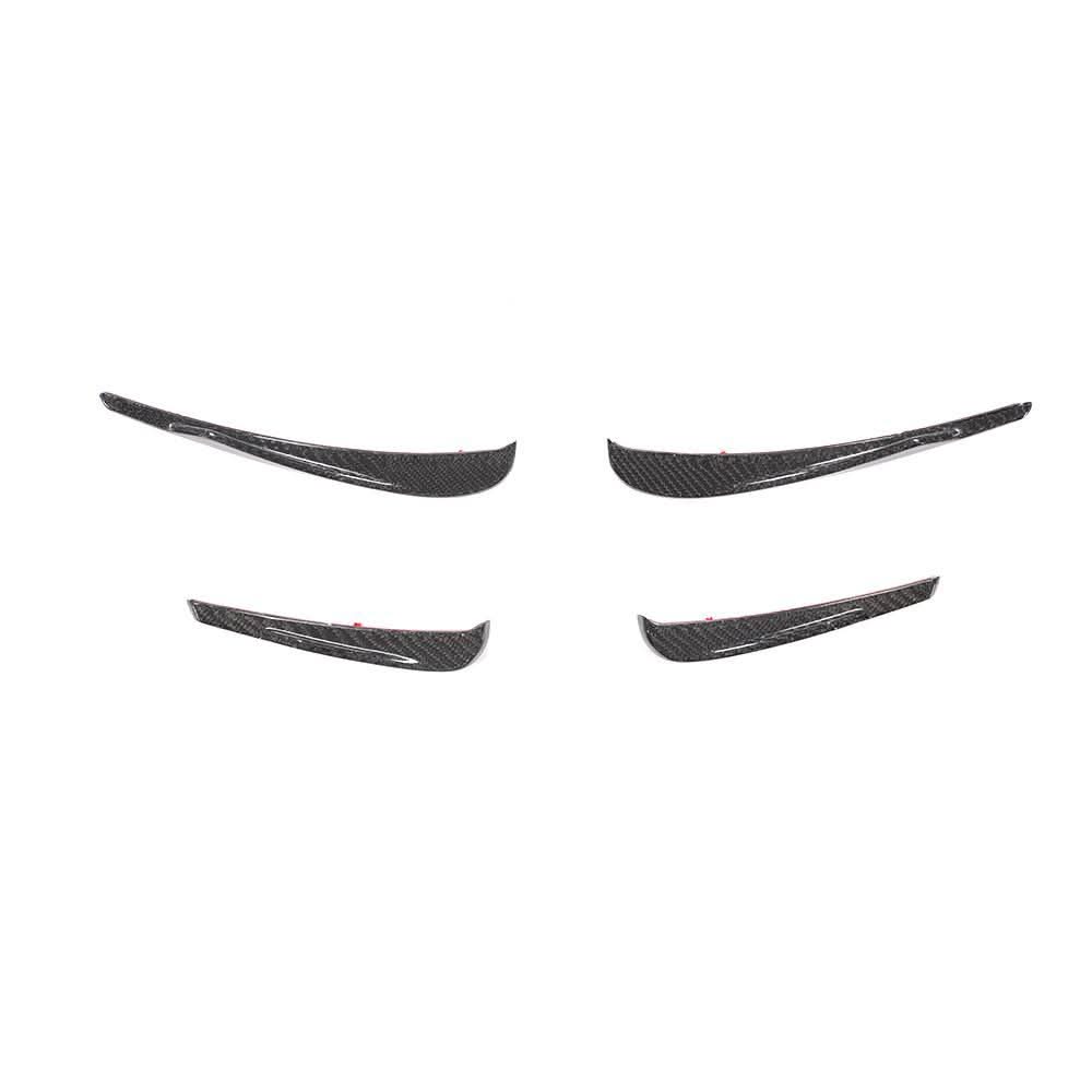 Carbon Fibre Front Canards Set for BMW F06 F12 F13 M6 11-18 - Carbon Factory