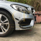 Carbon Fibre Front Canards Sets for Mercedes W205 C Class AMG 15-18 - Carbon Factory