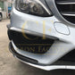 Carbon Fibre Front Canards Sets for Mercedes W205 C Class AMG 15-18 - Carbon Factory