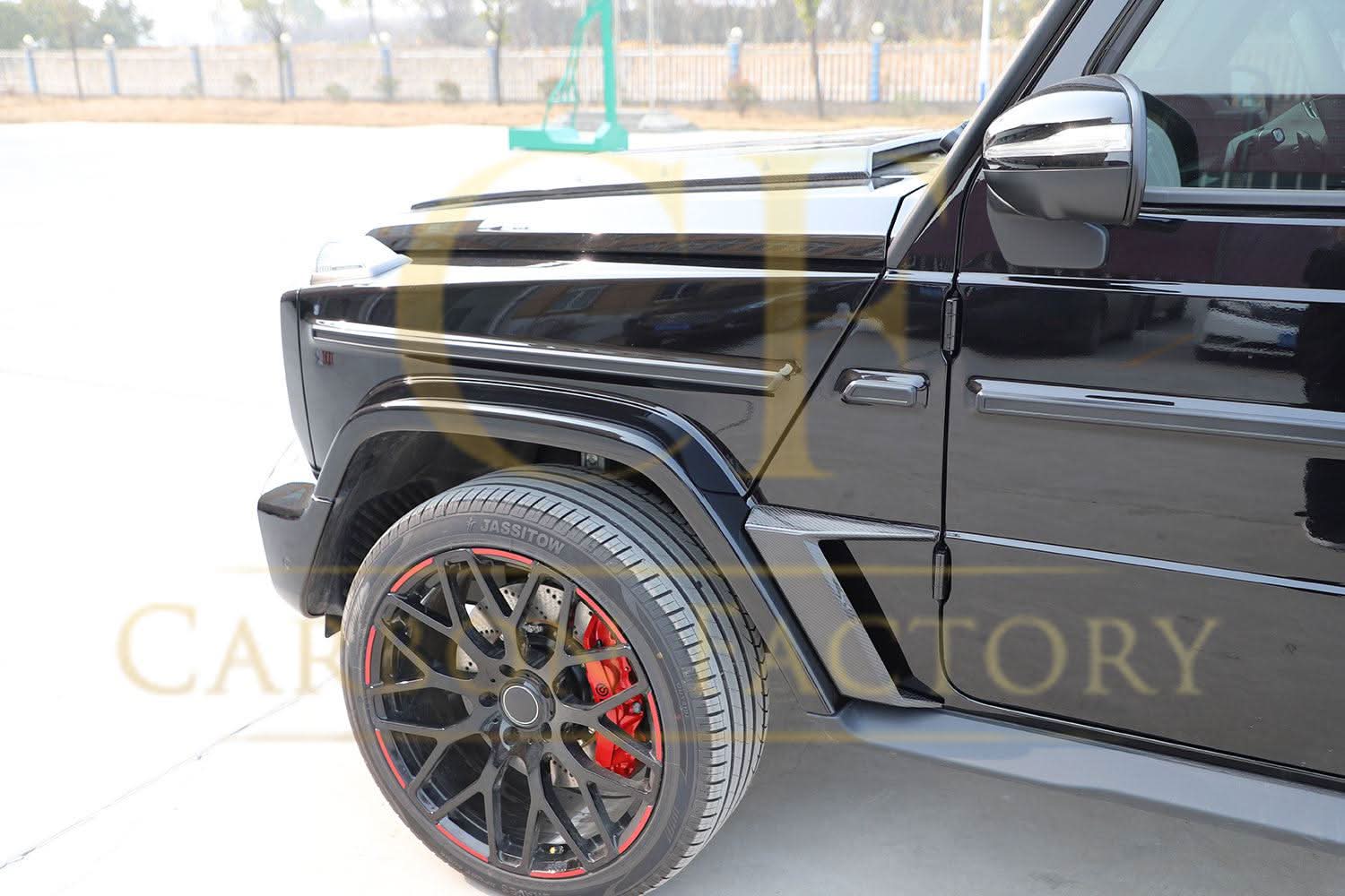 Carbon Fibre Front Fender Trims for Mercedes W464 G Class G Wagon 19-Present - Carbon Factory