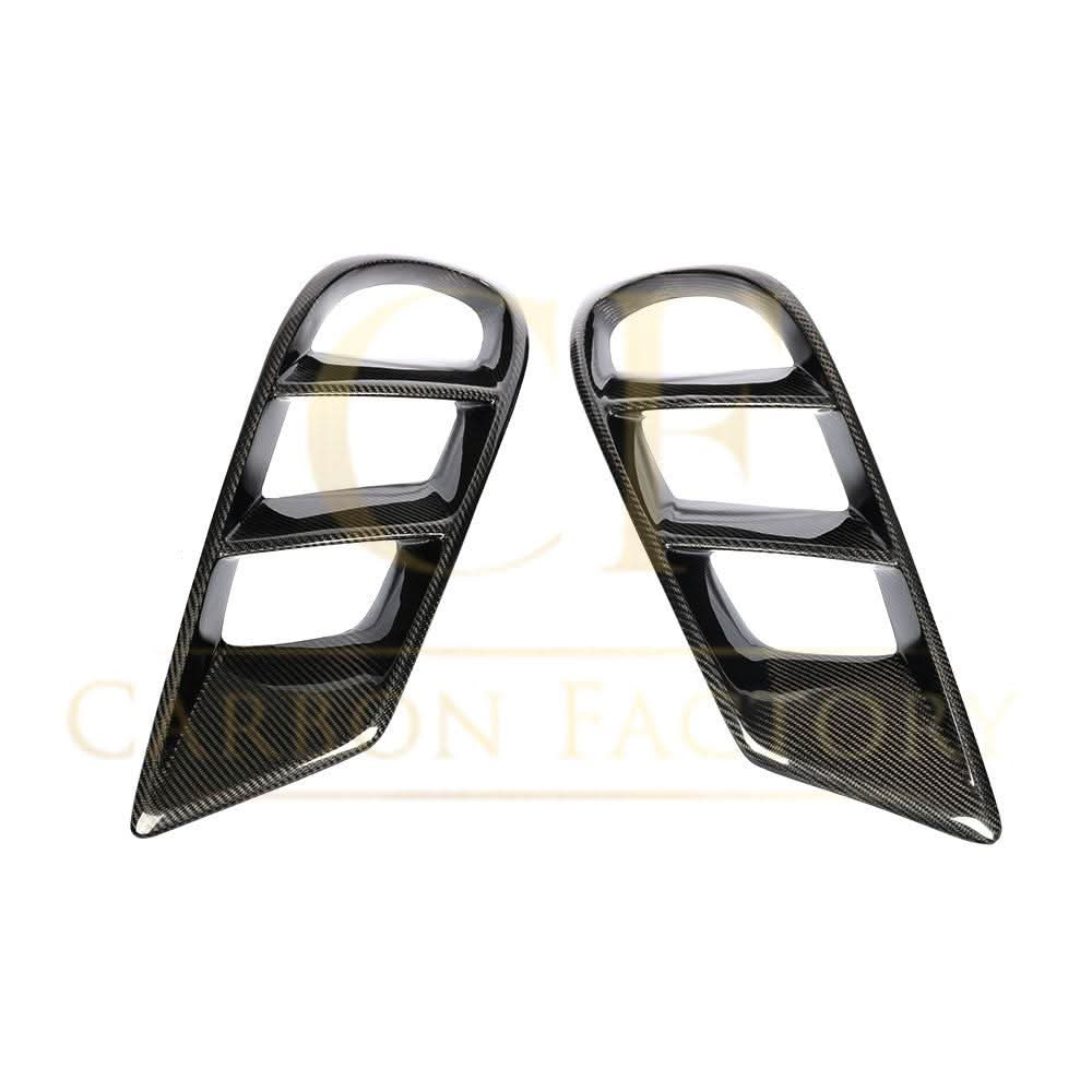 Carbon Fibre Front Fog Light Trims for Mercedes C218 CLS 15-18 - Carbon Factory