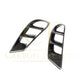 Carbon Fibre Front Fog Light Trims for Mercedes C218 CLS 15-18 - Carbon Factory
