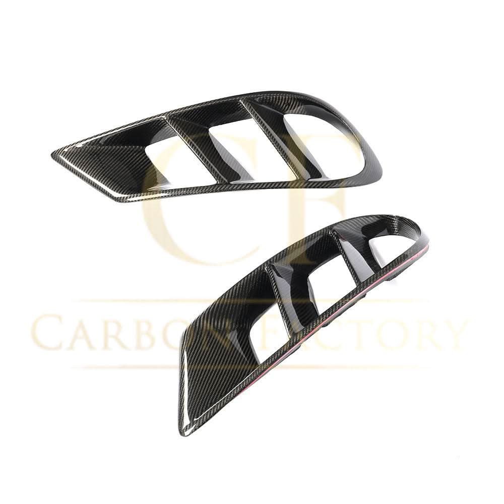 Carbon Fibre Front Fog Light Trims for Mercedes C218 CLS 15-18 - Carbon Factory