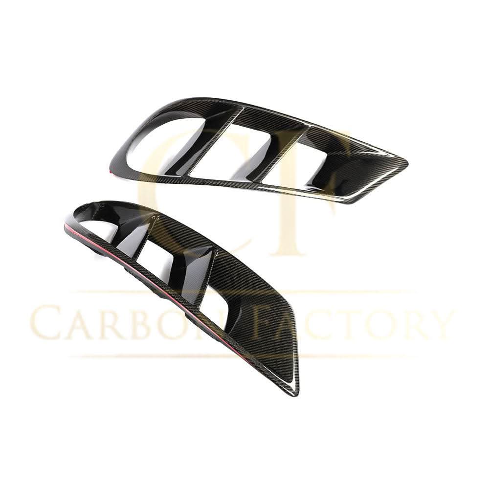 Carbon Fibre Front Fog Light Trims for Mercedes C218 CLS 15-18 - Carbon Factory