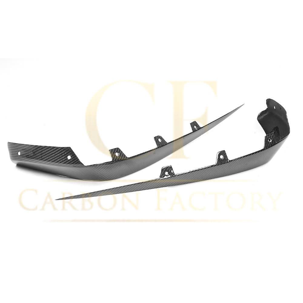 Carbon Fibre Front Side Grille Trim for Mercedes C218 CLS 15-18 - Carbon Factory
