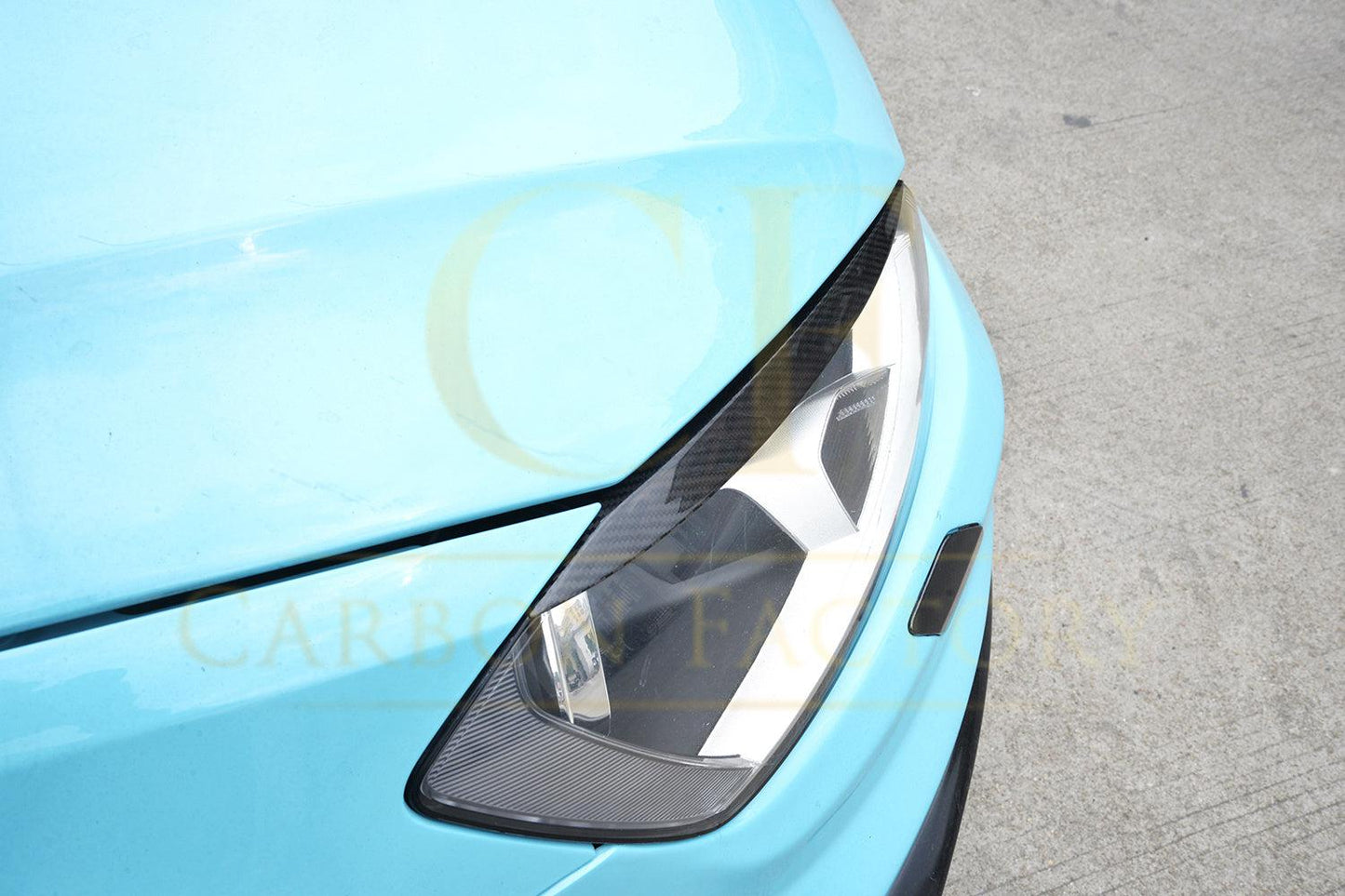 Carbon Fibre Headlight Trims for VW Golf MK7 inc GTI & R 14-17 - Carbon Factory