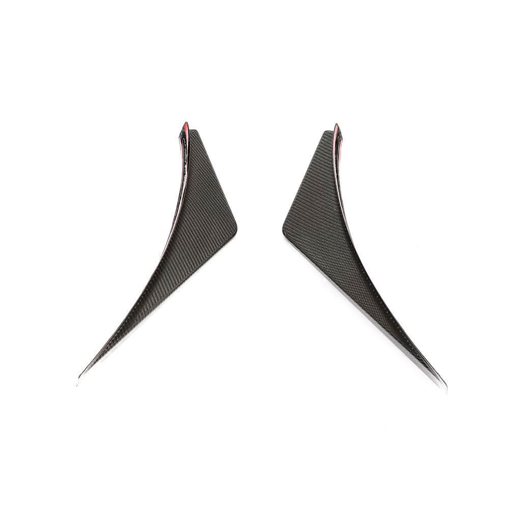 Carbon Fibre Rear Bumper Fins for Lamborghini Huracan Performante 17-19 - Carbon Factory