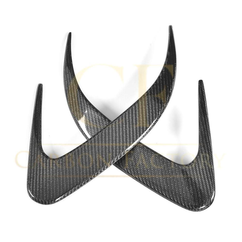 Carbon Fibre Rear Bumper Trim for Mercedes C218 CLS 15-18 - Carbon Factory