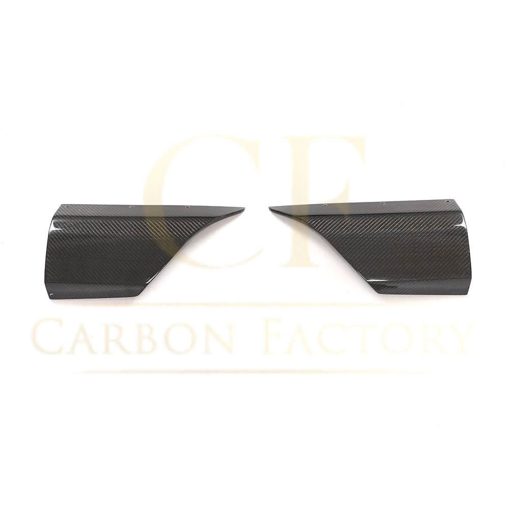Carbon Fibre Rear Bumper Trims for Audi 8V RS3 Saloon 17-20 - Carbon Factory