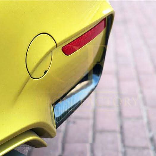 Carbon Fibre Rear Bumper Trims for BMW F80 M3 F82 F83 M4 14-20 - Carbon Factory