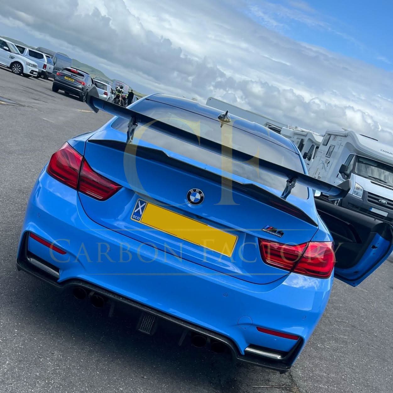 Carbon Fibre Rear Bumper Trims for BMW F80 M3 F82 F83 M4 14-20 - Carbon Factory