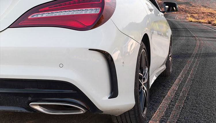 Carbon Fibre Rear Bumper Trims for Mercedes Benz W117 CLA 13-19 - Carbon Factory