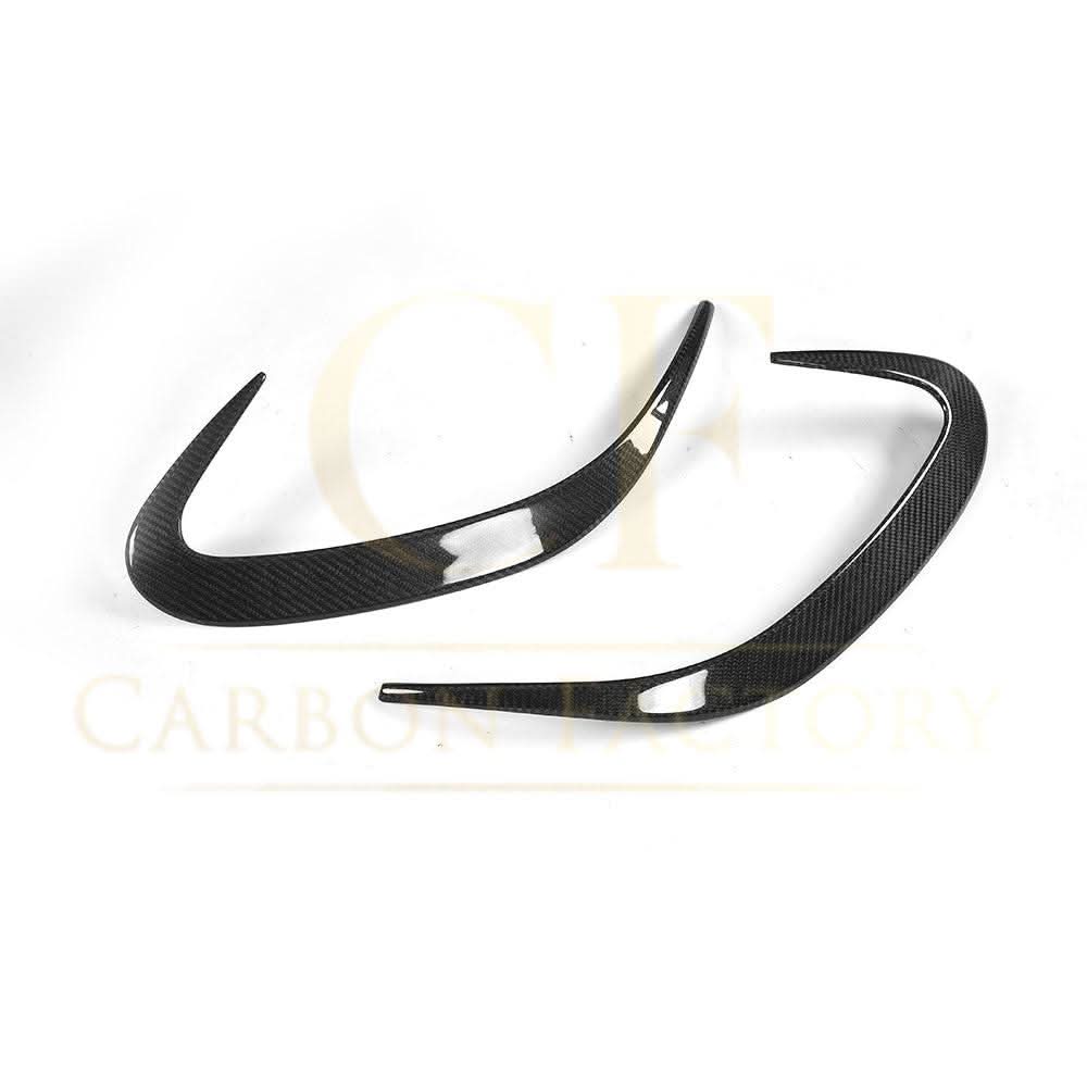 Carbon Fibre Rear Bumper Trims for Mercedes Benz W222 S Class Coupe 14-17 - Carbon Factory