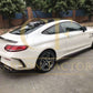 Carbon Fibre Rear Bumper Trims for Mercedes W205 C Class 2 Door Coupe 15-18 - Carbon Factory